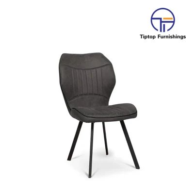  PU comedor Cadeira silla Industrial diseños Ocio cuero silla comedor Sillas tapizadas