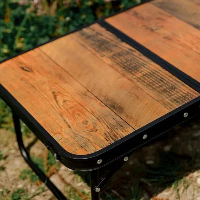 Ultraligero BBQ Camping Muebles plegables comedor portátil aluminio plegable Camp Mesa de picnic