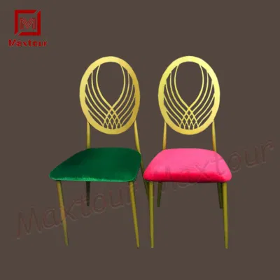 Sillas para eventos Garden Metal Diseño único Sillas para reuniones Evento en casa