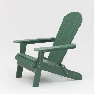  Muebles de plástico al aire libre Patio Jardín plegable Adirondack silla de plástico Adirondack Sillas recicladas