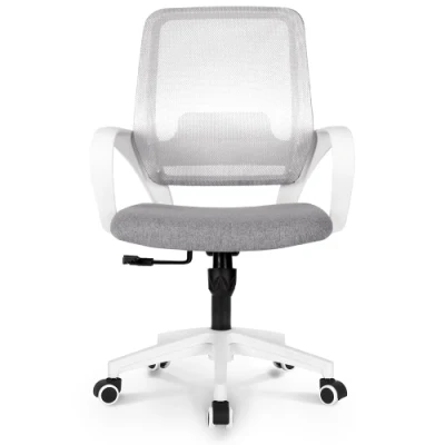 Mobiliario de oficina Ergo Computer silla giratoria de oficina con cuerpo blanco