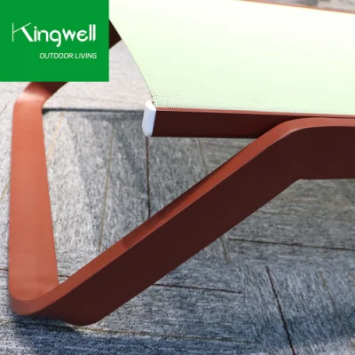 Fábrica OEM Piscina Patio Jardín Sunbed Muebles exterior Chaise Tumbona