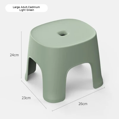 Taburetes de asientos de plástico negro para el hogar, la oficina, el salón taburete multifuncional con almohadilla antideslizante cojinete fuerte para adultos, azul claro