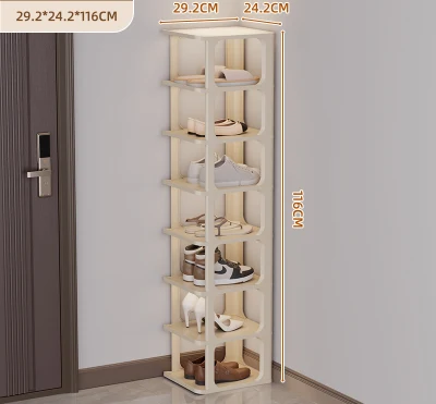 Caja de zapatos para casa pequeña de puerta sencilla bastidor de zapatos duradero