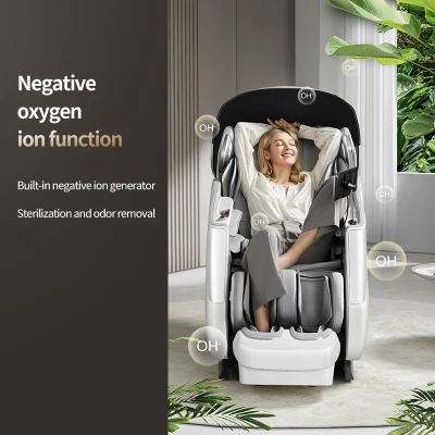 Presión de aire Multifuncional Sillon Masajeador Comercial Ai Control de voz 4D Silla de masaje Thai Stretch Rocking