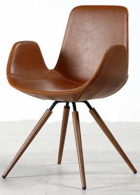  La calidad de China fabricante de muebles de comedor moderna silla con reposabrazos