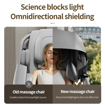 Presión de aire Multifuncional Sillon Masajeador Comercial Ai Control de voz 4D Silla de masaje Thai Stretch Rocking