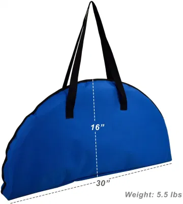 Mesa plegable de camping portátil exterior lado ligero Mesa redonda de picnic