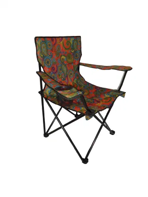  Camping al aire libre Oxford Cloth cómodo sillón plegable portátil