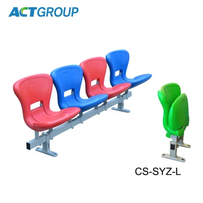  Anti-UV silla plegable de plástico para Stadium, estadio de fútbol bascular el asiento, gimnasio silla VIP