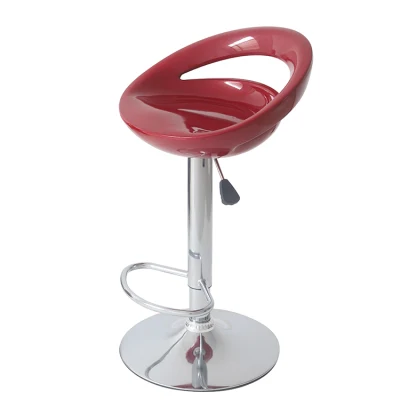 Taburetes Nueva casa de alto lujo Metal nórdico PP de cuero de cocina Silla de alto y moderno mobiliario barato Taburetes con Back