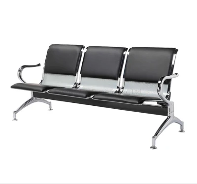Silla de visitante de muebles de oficina comercial Banco de acero Asientos de terminal de hospital Sala de espera de aeropuerto Silla de espera de oficina (YA-J25)