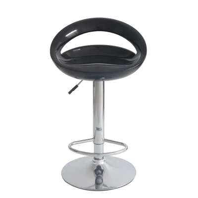  Taburetes Nueva casa de alto lujo Metal nórdico PP de cuero de cocina Silla de alto y moderno mobiliario barato Taburetes con Back