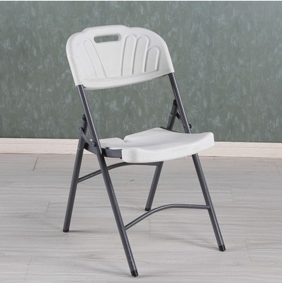 Silla plegable de plástico para exteriores Banquete trasero de molduras de soplado Silla de boda