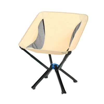  Silla de camping portátil de apertura rápida pequeña compacta plegable Luna de pesca Silla silla ligera plegable de aluminio Beach Chair