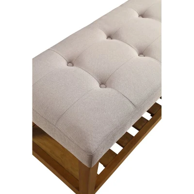 Muebles de hogar de almacenamiento Rack MDF Zapata banco con un paño de color gris claro alfombrilla para Salón