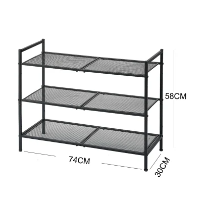  Design Modern Mini Kids Home 30 Pair 5 Layer Adjustable Metal Shoe Rack