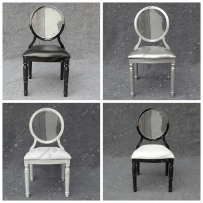 Madera de imitación de color de nogal antiguo estilo Luis XV silla en Europa y EE.UU. (YC-A84)