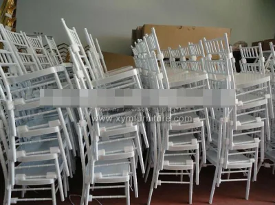El apilamiento Wholesal Aluminio Hotel Restaurante Bodas Tiffany Silla Chiavari (XYM-ZJ02) La personalización básica