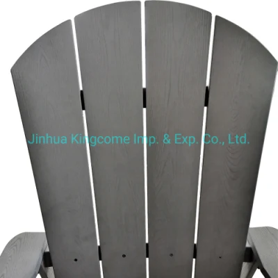 Material de madera de plástico/poliestireno para exteriores Diseño moderno silla Adirondack con nuevo Diseño