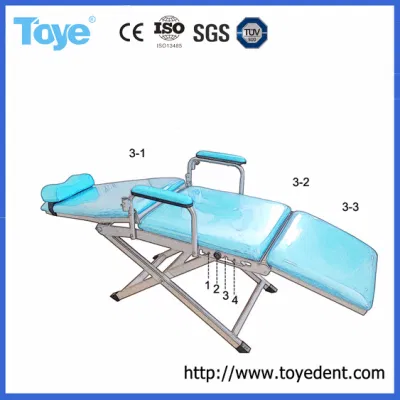 China buen precio estándar de la Unidad Portátil Dental pequeña silla plegable