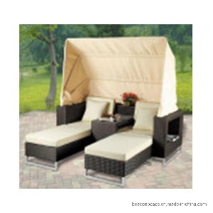  La llegada de nuevos muebles de exterior Piscina Tumbonas Tumbonas doble con dosel