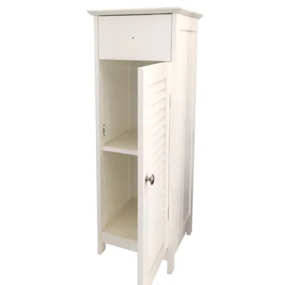 Zapatos Blanco minimalista Armario de almacenamiento de doble capa, Balcony Storage Shoe Rack