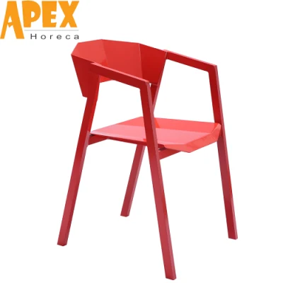Los fabricantes de Venta caliente negro moderno portátil Casual silla de comedor al aire libre