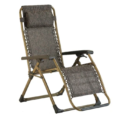  Exterior Acero plegable Zero Gravity relajante Salón sillón reclinable playa