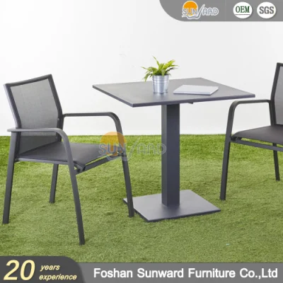  Tomar el sol en el exterior de aluminio Muebles de jardín juego de comedor Muebles de Comedor