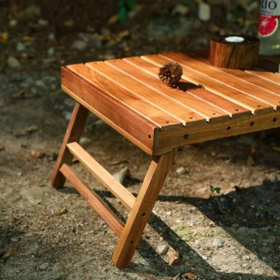 Pequeña piscina mesa plegable portátil de la mesa de picnic Camping estanterías Mesa barbacoa