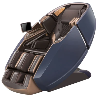  Diseño de cápsula de cuerpo entero Calefacción Bluetooth Music 4D Massage Chair