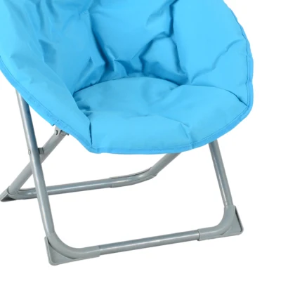 Metal cómodas sillas plegables silla Luna césped