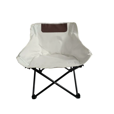  Silla plegable para exteriores silla portátil Moon Chair Arc Chair Super Heavy-Duty Sillas de playa Camping silla de camping pequeño taburete exterior