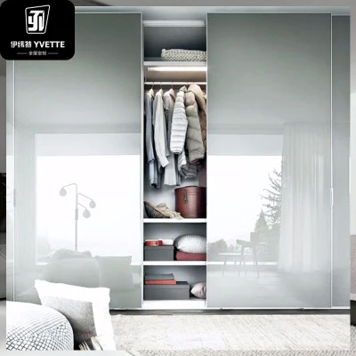 Yvt moderno OEM Brown de madera espejada construcción independiente en esquina Almacenamiento de contrachapado 3 Puerta Zapatos estante Dresser Cajón organizado Armario dormitorio closet