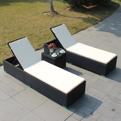 La llegada de nuevos muebles de exterior Piscina Tumbonas Tumbonas doble con dosel