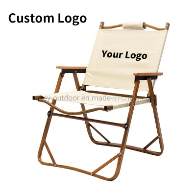  Los niños al aire libre MUEBLES DE MADERA Silla de Camping Pesca Jardín Kermit Silla de playa Madera aluminio plegable portátil compacto niños Silla de camping