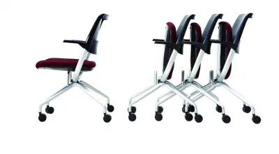 Cómoda oficina Muebles de matal plegable plegado de la escuela Sillón