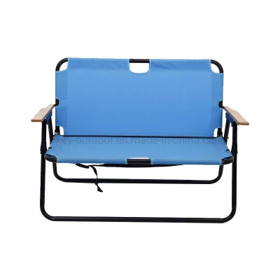  El Japón y Corea del Sur nuevo amante silla plegable exterior Silla de playa de respaldo portátil Picnic Camping silla plegable de doble de Ocio