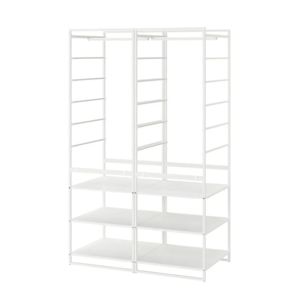 Aluminium Metal Closet Steel Wardrobe Clothes Trouser Shoe Rack