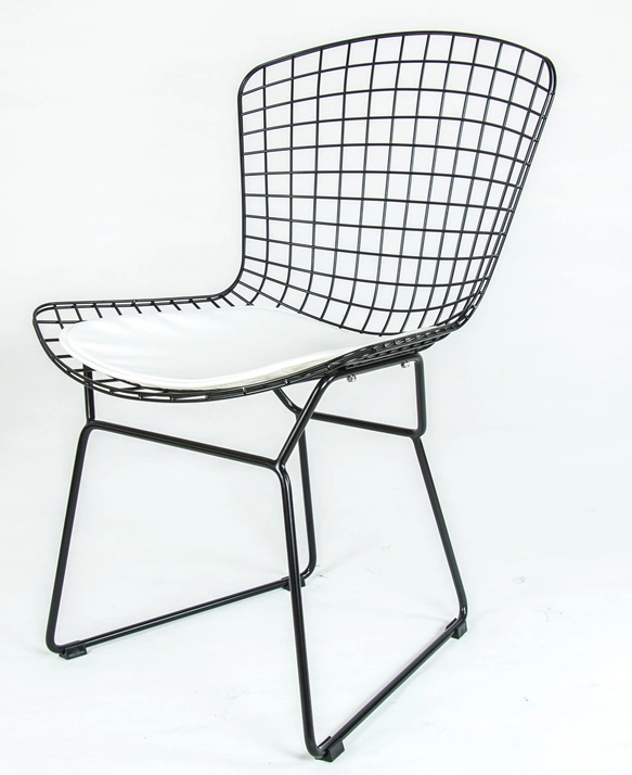 China Foshan High Quality Powder Coating Outdoor Steel Metal Wire Bertoia Side Chair