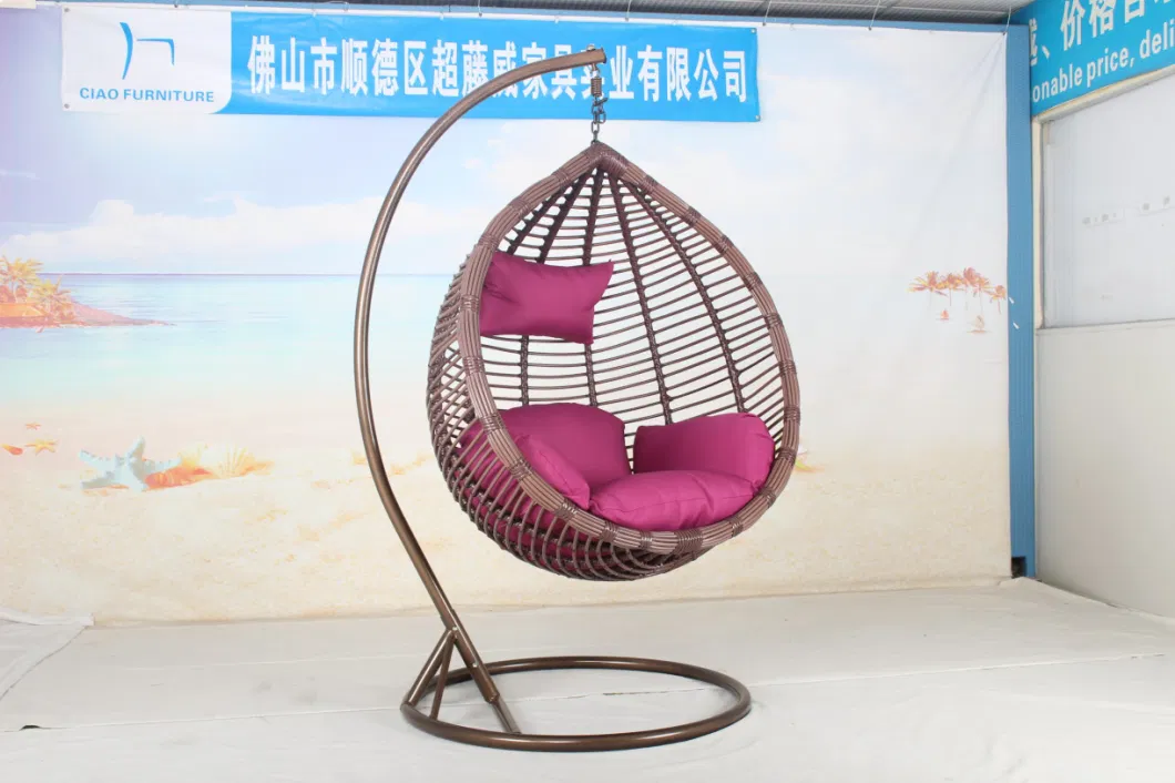 Leisure Outdoor Patio Garden Balcony Rattan Hanging Swing Chair