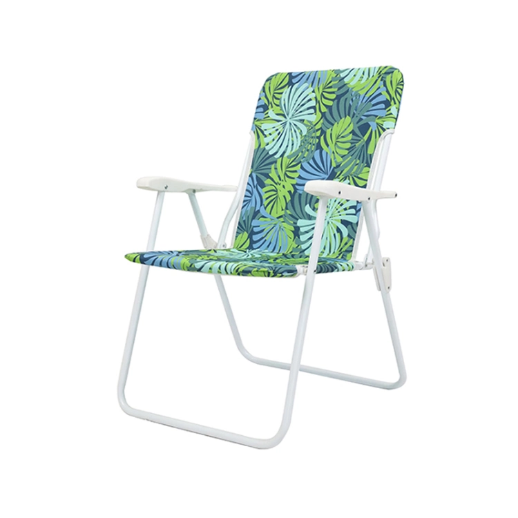 Sturdy High Back Portable Lightweight Outdoor Metal Fishing Folding Beach Chair Wholesale