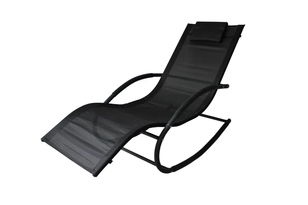 Rocking Lounger Patio Chaise Sunbathing Chair