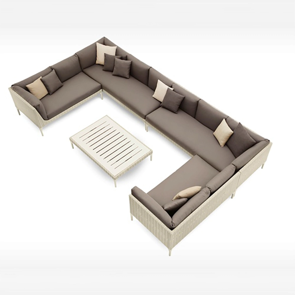 Multi-Piece Combination Rattan Furniture Garden Patio Outdoor Sofa Set