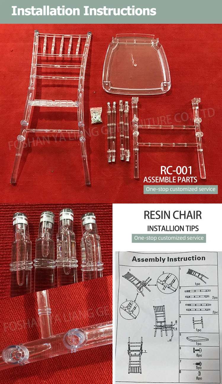 Wedding Crystal Phoenix Chair Clear Plastic Polycarbonate Resin Chair Event Rental Acrylic Chairs