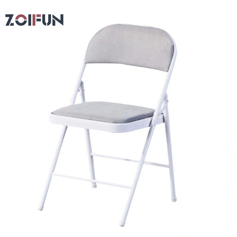 Outdoor Plastic Acrylic Steel Metal Folding Camping Dining Beach Wedding Events White Chairs for Sale