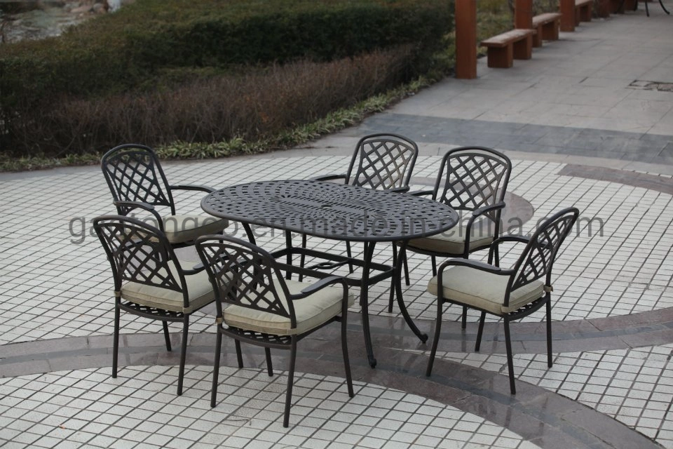 Outdoor Rustproof Dining Table Garden Chair Cast Iron Patio Bistro Table Set