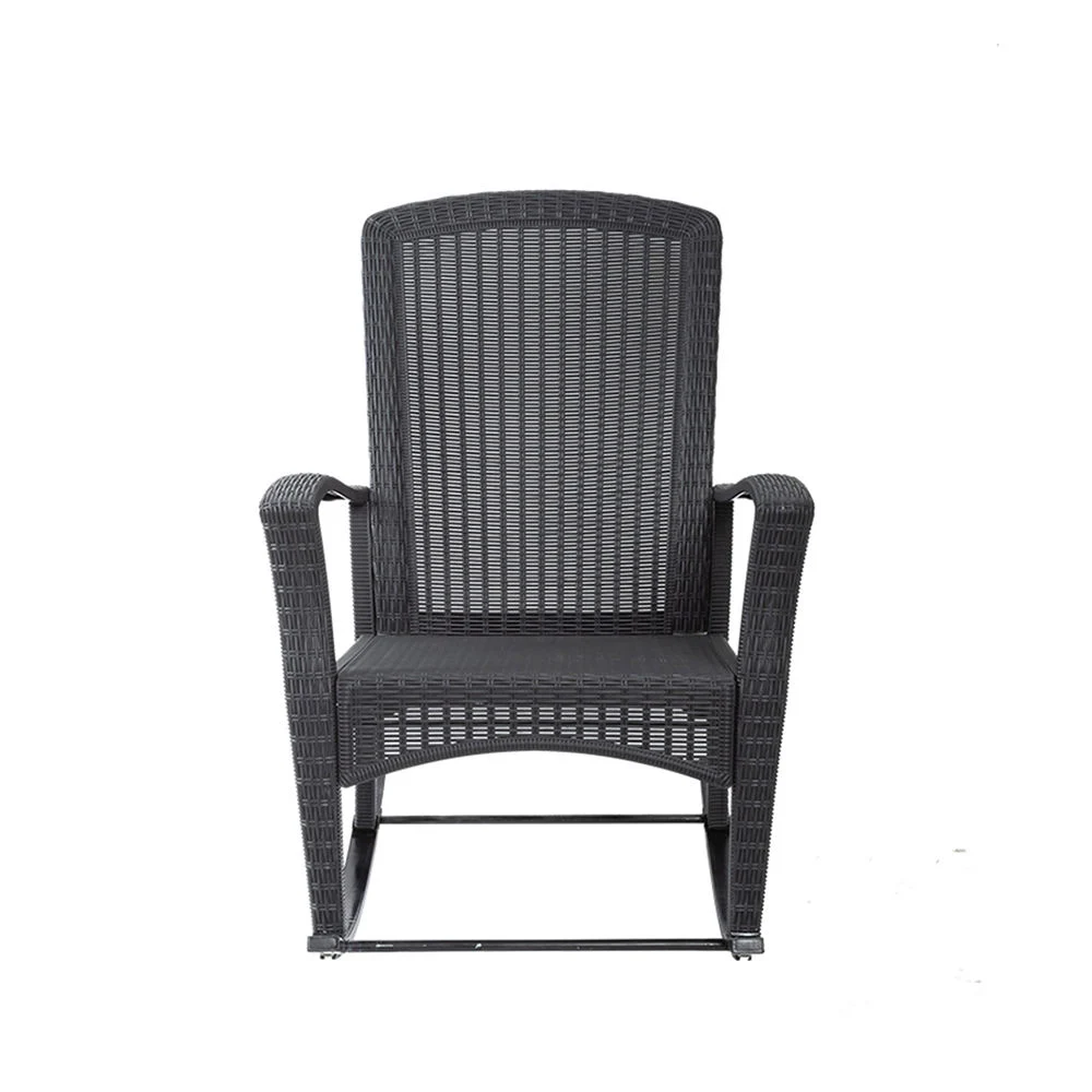 Comfortable Rattan Rocking Chair Natural Rattan Chair with Cushion Lounge Chair