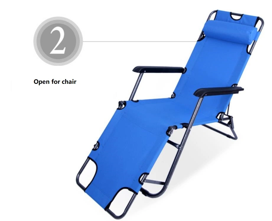 Portable Beach Lounge Chair, Sunbathing Recliner with Tanning